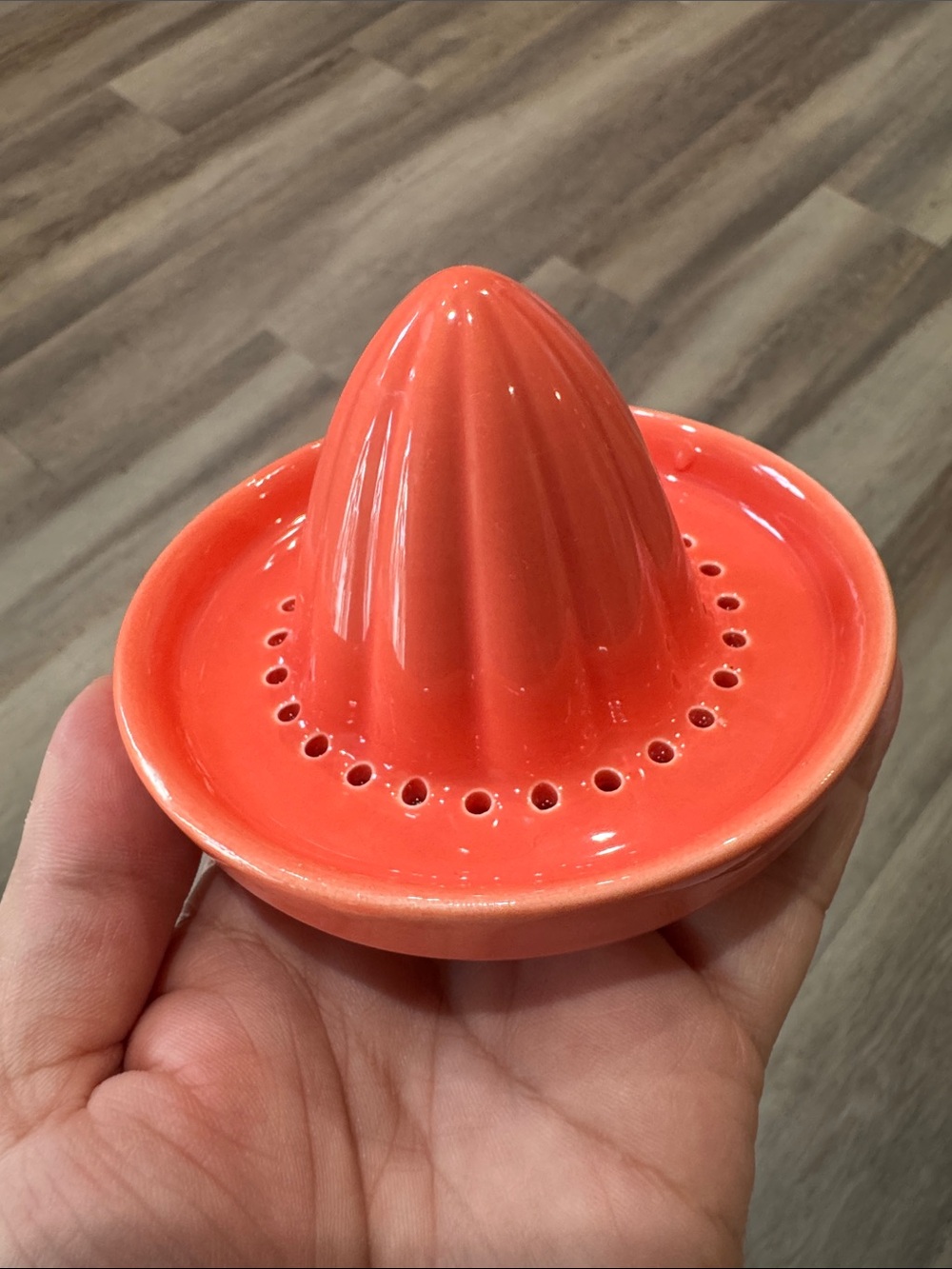 Vintage Ceramic Citrus Reamer - Ceramic Juicer - Vintage Kitchen Decor 1970s